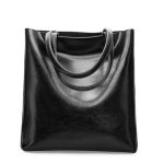 wholesale waxy leather tote shoulder bag suppliers