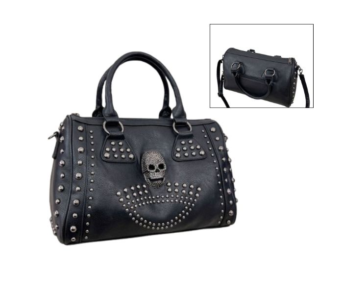 skull design leather handbag suppliers